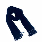 50% Cashmere 50% Wool Unisex Winter Scarf - Navy